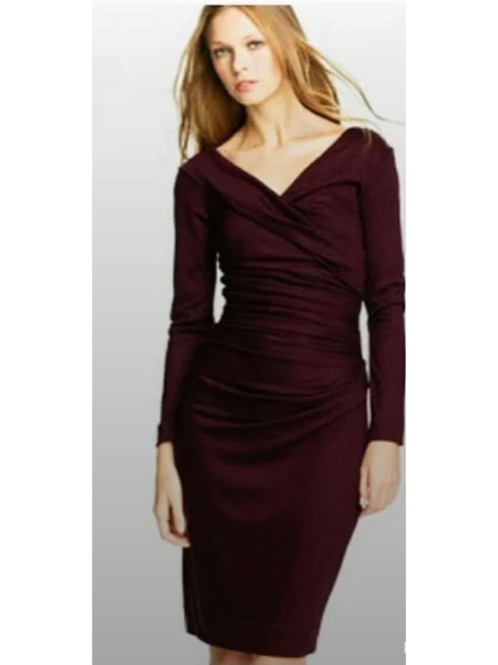 Diane Von Furstenbery Cocktail Mini Dress Sz 4 Red Formal Event Gala Wedding